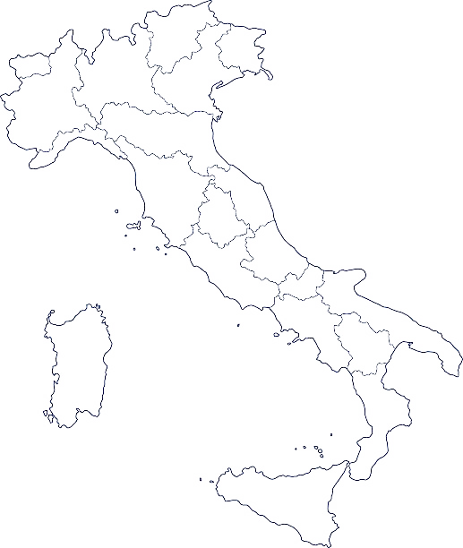 Mappa dell'Italia: sede a Pesaro e presenza in Marche, Emilia-Romagna, Veneto, Campania e Lombardia